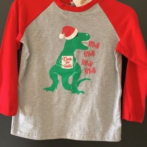 Christmas Dinosaur Shirt